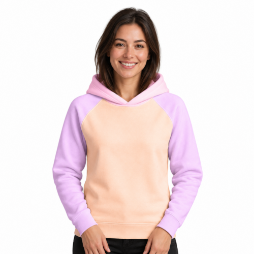Dámská mikina Hoodie Pastelky - Meruňkový sad
