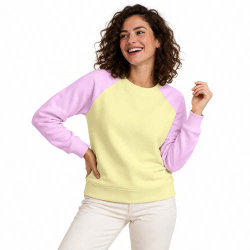 Dámská mikina Sweatshirt Pastelky - Levandulová zmrzlina